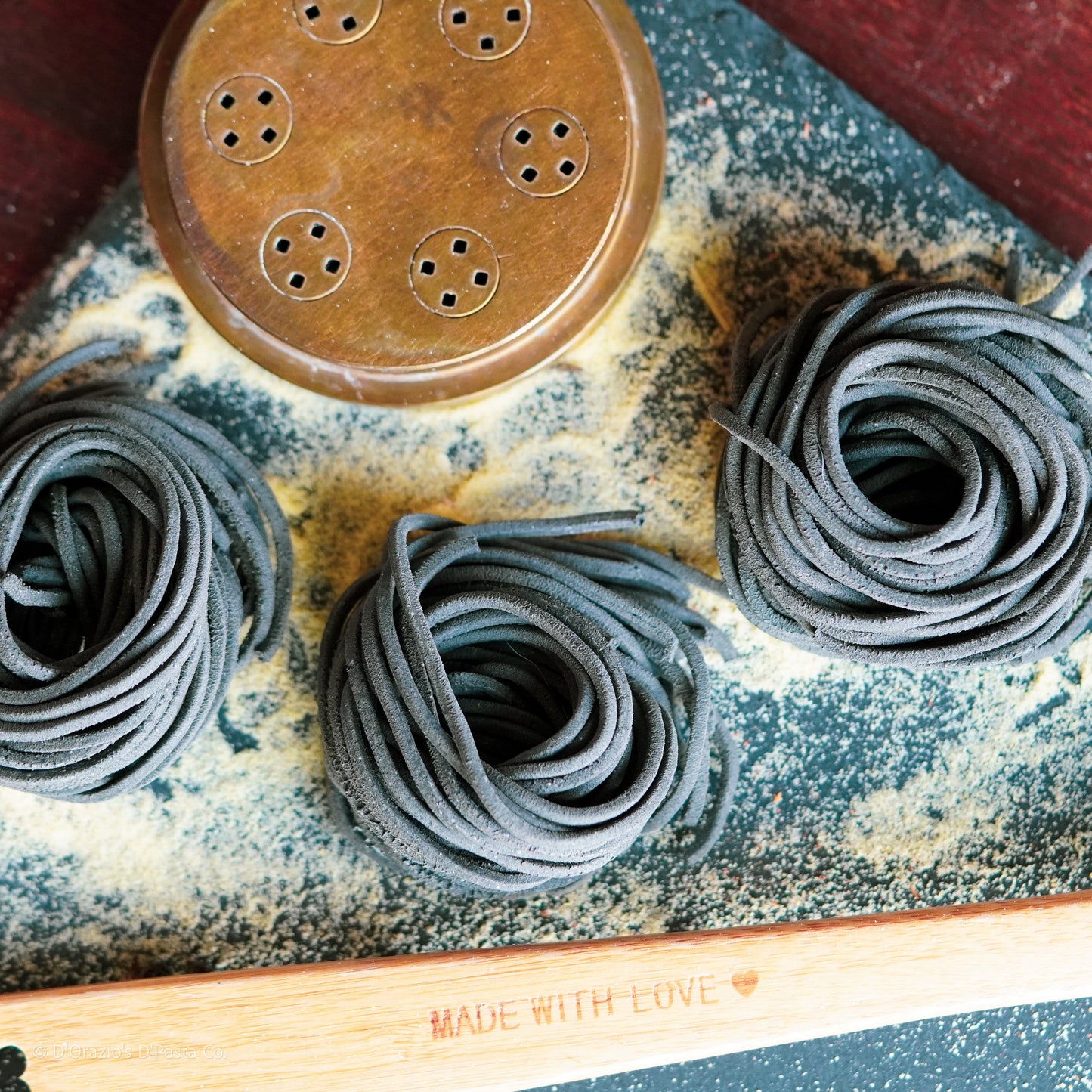Squid Ink Spaghetti alla Chitarra