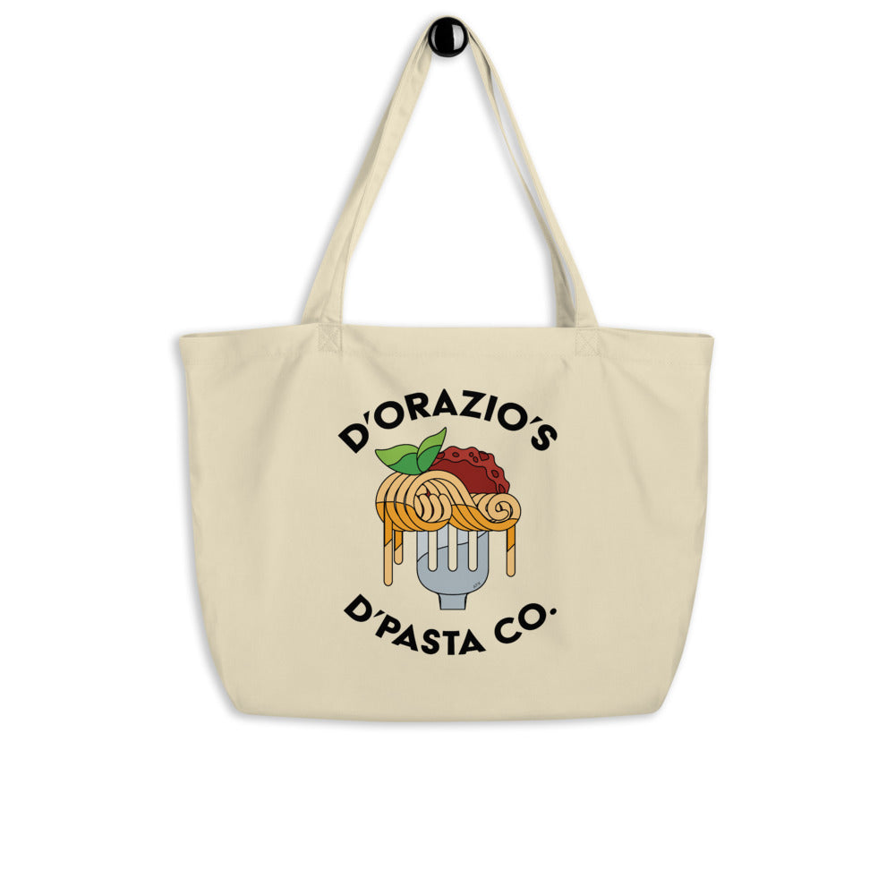 Large organic tote bag